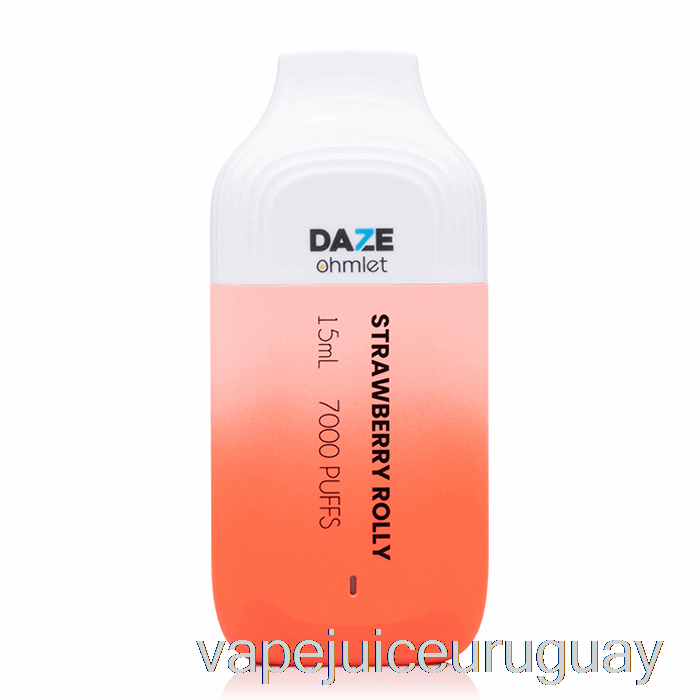 7 Daze Ohmlet 7000 Vape Rolly Desechable Fresa Uruguay